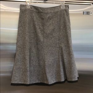 Soft fabric grey skirt